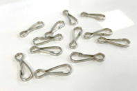 Silver Metal Carabiners - 12 Pieces - 1 - Keychains - 10doigts.com - Keychains - 10doigts.fr