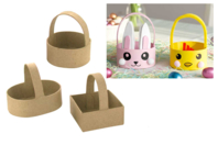 Paper Mâché Basket - 1 - Easter Baskets - 10doigts.com - Easter Baskets - 10doigts.fr