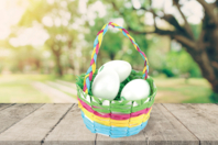 Raffia Weaving Basket Kit - 6 pcs - 1 - Easter Craft Kits - 10doigts.com - Easter Craft Kits - 10doigts.fr