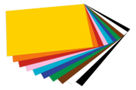 Multicolored lightweight paper, 50 x 70 cm - 10 sheets - 1 - Large Format Papers - 10doigts.com - Large Format Papers - 10doigts.fr