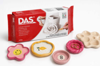 Pasta autodurciente DAS 1 Kg Blanco - Plastilina de secado al aire - 10doigts.fr