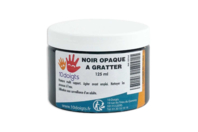 peinture à gratter noire - Scratch paint - 10doigts.fr