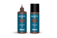Opaque Acrylic Paint 80 ml Brown - Matte Acrylic Paint - 10doigts.fr
