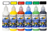 Pintura "Window Color" - 6 colores básicos + regalo - Pintura para ventanas Window Color - 10doigts.fr