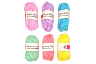 Ovillos de hilo para tejer, colores pastel - 6 colores - Hilo para tejer - 10doigts.fr