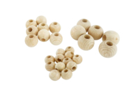 abalorios madera macramé - Abalorios Madera - 10doigts.fr
