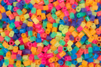 Abalorios para planchar, colores fluo - Abalorios para planchar 5 mm - 10doigts.fr