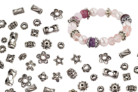 perlas intercaladas en plata envejecida - Abalorios Intercalados - 10doigts.fr