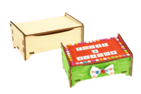 Cofrecito de madera para montar - Cajas de madera - 10doigts.fr