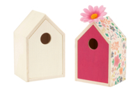 Small Wooden House with Drawer - 1 - Wooden Boxes - 10doigts.com - Wooden Boxes - 10doigts.fr