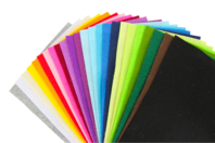 placas de fieltro de colores - Hojas de fieltro - 10doigts.fr