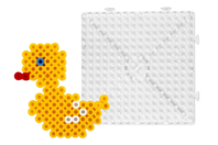Square Perler Bead Board XXL - 1 - 1 cm Fuse Beads - 10doigts.com - 1 cm Fuse Beads - 10doigts.fr