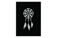 Removable Adhesive Stencil "Dreamcatcher" - 1 - Adhesive Stencils - 10doigts.com - Adhesive Stencils - 10doigts.fr