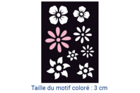 Reusable Adhesive Stencils "Flowers" - 0 - Adhesive Stencils - 10doigts.com - Adhesive Stencils - 10doigts.fr