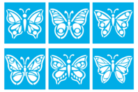 plantillas de mariposas surtidas - Plantilla de animales - 10doigts.fr