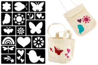 Flexible Adhesive Stencils - Hearts and Nature - 1 - Adhesive Stencils - 10doigts.com - Adhesive Stencils - 10doigts.fr