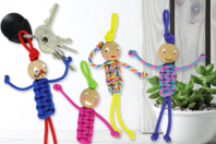 llavero paracord bonhomme niños - Paracord - 10doigts.fr