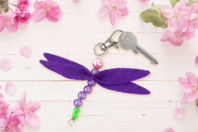 Dragonfly Keychain Kit - 4 Pieces - 1 - Keychains - 10doigts.com - Keychains - 10doigts.fr