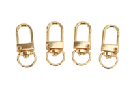 golden carabiner keychains - Clips and carabiners: the finishes for your DIY accessories - 10doigts.fr