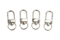 silver carabiner keychains - Clips and Carabiners - 10doigts.fr