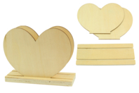 Wooden Heart Mail Holder - 1 - Office Supplies - 10doigts.com - Office Supplies - 10doigts.fr