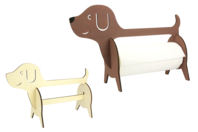 Paper Towel Holder - 1 - Wooden Objects for the Kitchen - 10doigts.com - Wooden Objects for the Kitchen - 10doigts.fr