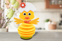 Felt Chicks, Assembly Required - 6 pcs - 1 - Easter Craft Kits - 10doigts.com - Easter Craft Kits - 10doigts.fr