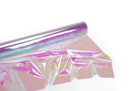 Rollo de película transparente iridiscente holográfica - Papeles de regalo - 10doigts.fr