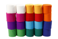 rollos de papel crepé assortidos - Papel crepé - 10doigts.fr