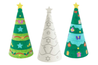 Coloring Christmas Trees - 6 Pieces - 1 - Christmas Supports - 10doigts.com - Christmas Supports - 10doigts.fr