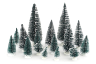 arbolitos decorativos nevados en miniatura - Deco Navidad Natural - 10doigts.fr