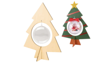 Wooden Christmas Trees and Ornament - 10 Pieces - 1 - Christmas Wooden Objects - 10doigts.com - Christmas Wooden Objects - 10doigts.fr
