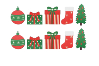 Set de 10 adornos de Navidad de madera - regalos - Pequeñas decoraciones de Navidad - 10doigts.fr