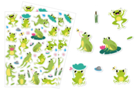 Frog Stickers - 2 Sheets - 1 - Animal Stickers - 10doigts.com - Animal Stickers - 10doigts.fr