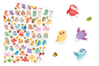 Foam Stickers "Gentle Owls" - 2 Sheets - 1 - Animal Stickers - 10doigts.com - Animal Stickers - 10doigts.fr