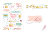 Stickers "Gold Mom" - 20 pcs - 1 - Stickers Father's Day - 10doigts.com - Stickers Father's Day - 10doigts.fr