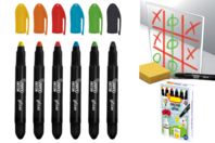 Window and Glass Crayons - 6 Colors - 2 - Wax Crayons - 10doigts.com - Wax Crayons - 10doigts.fr
