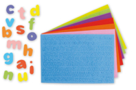 Foam Rubber Letter Stickers - 7 Colors - 1 - Alphabet Stickers, Messages - 10doigts.com - Alphabet Stickers, Messages - 10doigts.fr