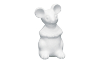 ratón blanco - Animales de poliestireno - 10doigts.fr