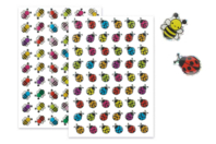 3D Shiny Stickers "Ladybugs" & "Bees" - 1 - 3D Raised Stickers for Kids, Crafts and Creative Activities - 10doigts.com - 3D Raised Stickers for Kids, Crafts and Creative Activities - 10doigts.fr