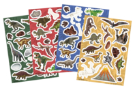 pegatinas ventanas dinosaurios - Pegatinas Fantasía - 10doigts.fr