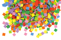 Adhesive Rubber Mosaics - 1000 pcs - 1 - Paper and Foam Mosaics - 10doigts.com - Paper and Foam Mosaics - 10doigts.fr