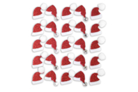 Glittery Santa Hat Stickers - 25 pcs - 1 - Christmas Theme - 10doigts.com - Christmas Theme - 10doigts.fr