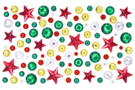 Gomets strass Noël - Strass - 10doigts.fr