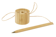 Bamboo Pen + Base - 1 - Wooden Office Items - 10doigts.com - Wooden Office Items - 10doigts.fr