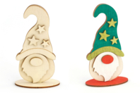 Soporte Gnomo Noel Madera - Decoraciones de Navidad de madera - 10doigts.fr