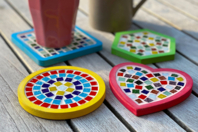 supports mosaïques - Wooden Objects for the Kitchen - 10doigts.fr