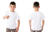 White Cotton T-Shirt 100% - 1 - Cotton, Linen - Textiles - 10doigts.com - Cotton, Linen - Textiles - 10doigts.fr