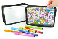 Customizable Pouch - 23 cm - 1 - Fabric Bags and Pouches - 10doigts.com - Fabric Bags and Pouches - 10doigts.fr