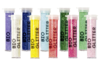 tubos de purpurina biodegradables 10 colores - Paillettes - 10doigts.fr